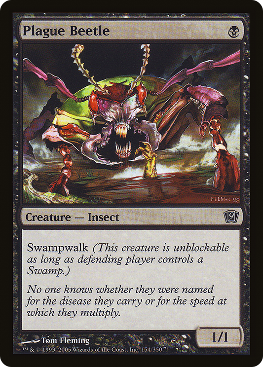 Plague Beetle (9ED-154★) (Foil)