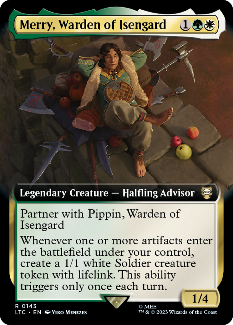 Merry, Warden of Isengard (LTC-143) (Extended Art)