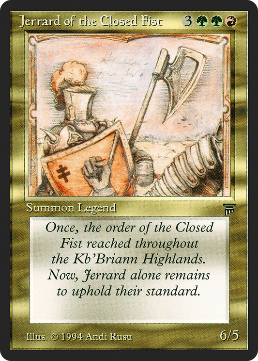 Jerrard of the Closed Fist (LEG-235)