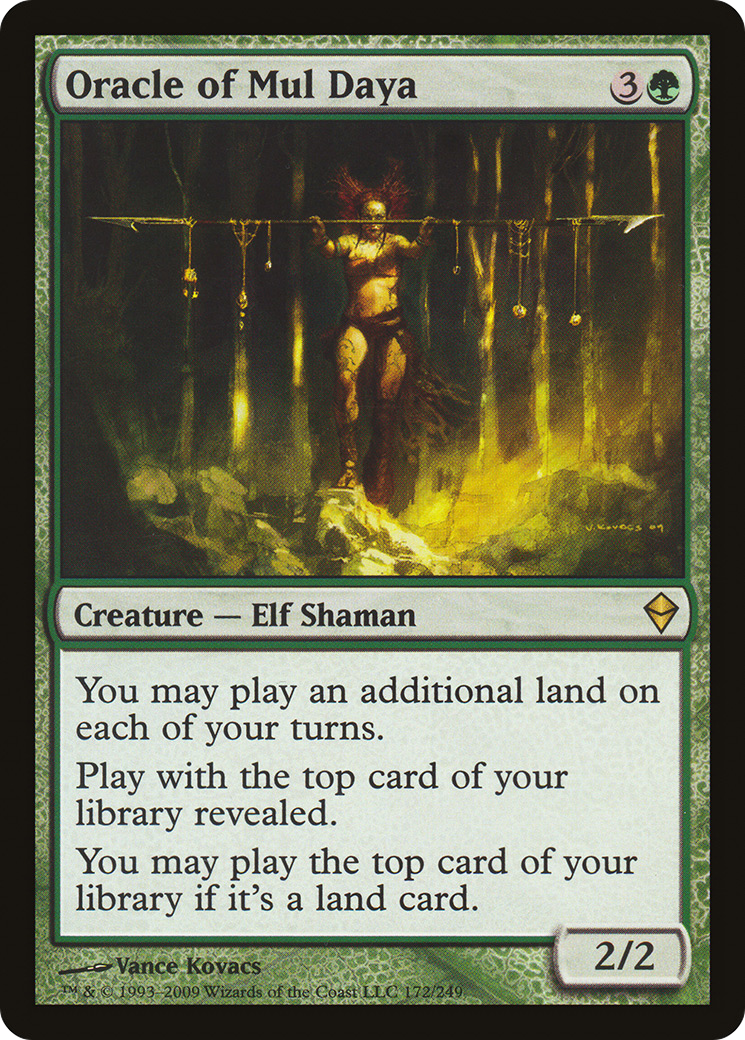 Oracle of Mul Daya (ZEN-172) (Foil)
