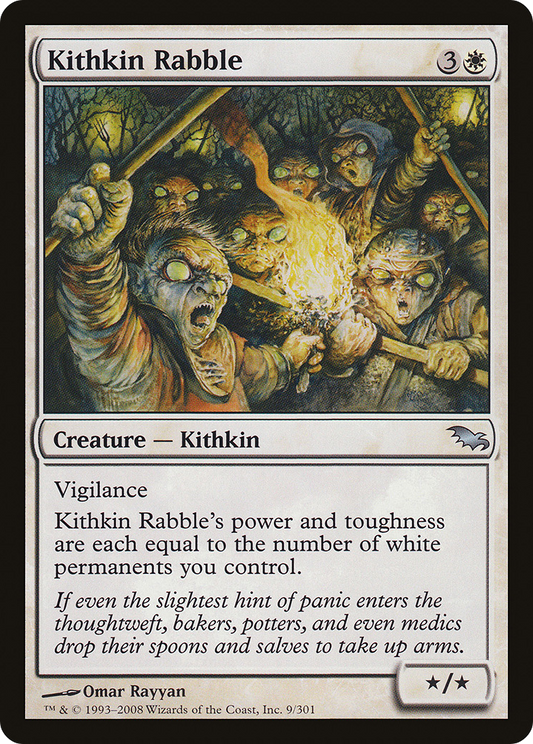 Kithkin Rabble (SHM-009) (Foil)