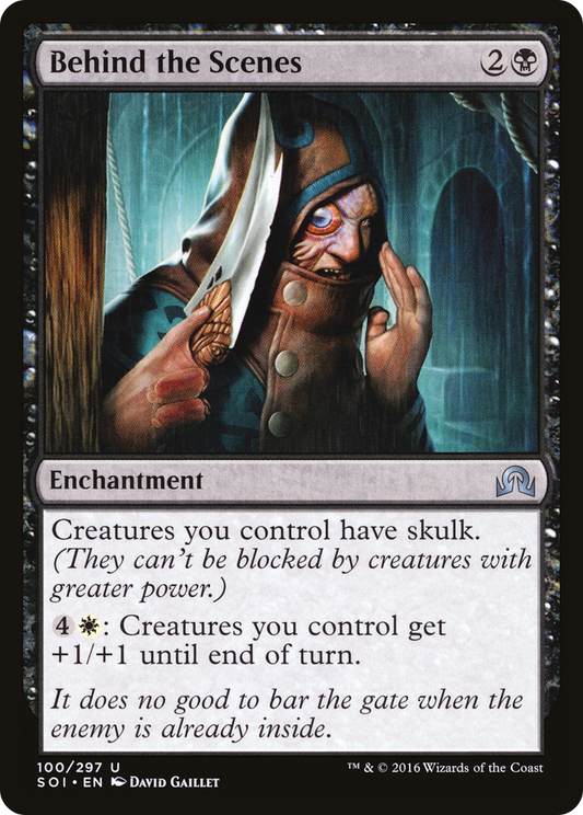 Behind the Scenes (SOI-100) (Foil)