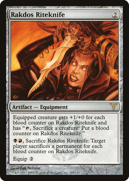 Rakdos Riteknife (DIS-164) (Foil)