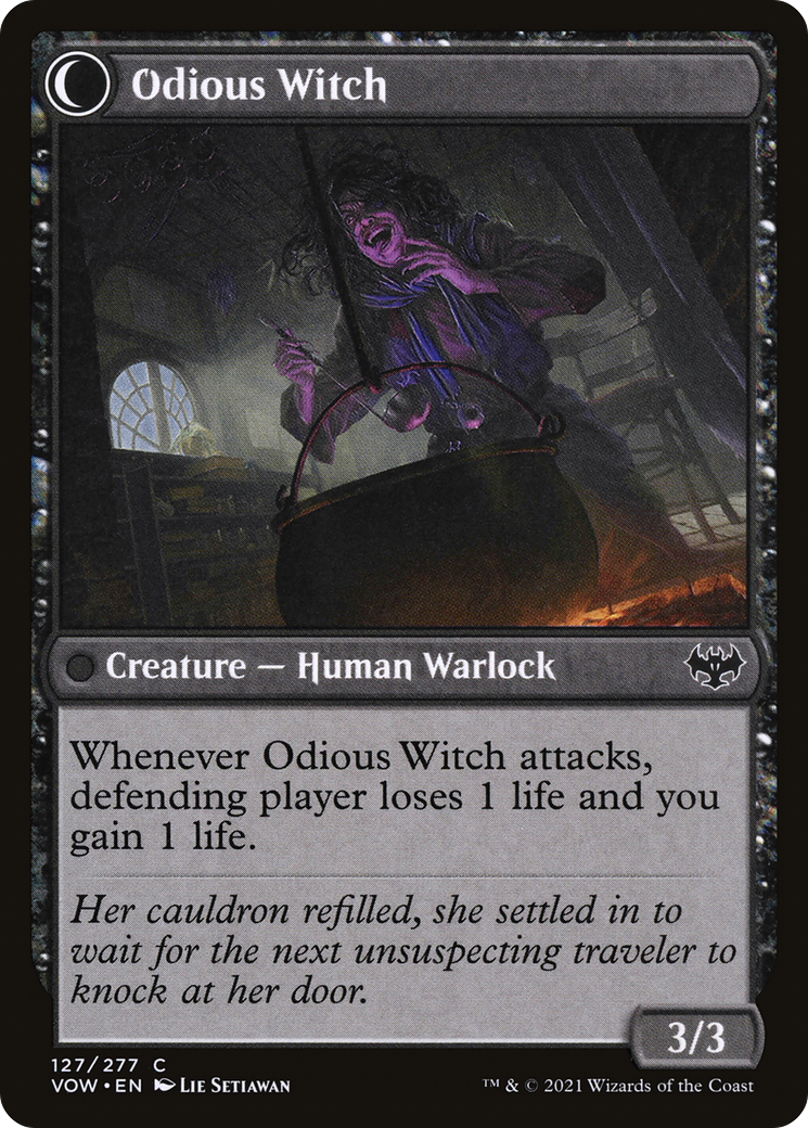 Ragged Recluse // Odious Witch (VOW-127) (Foil)