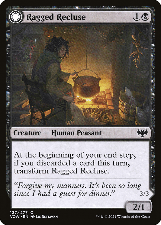 Ragged Recluse // Odious Witch (VOW-127) (Foil)
