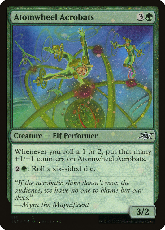 Atomwheel Acrobats (UNF-416) (Galaxy Foil)