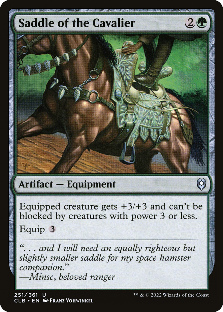 Saddle of the Cavalier (CLB-251) (Foil)