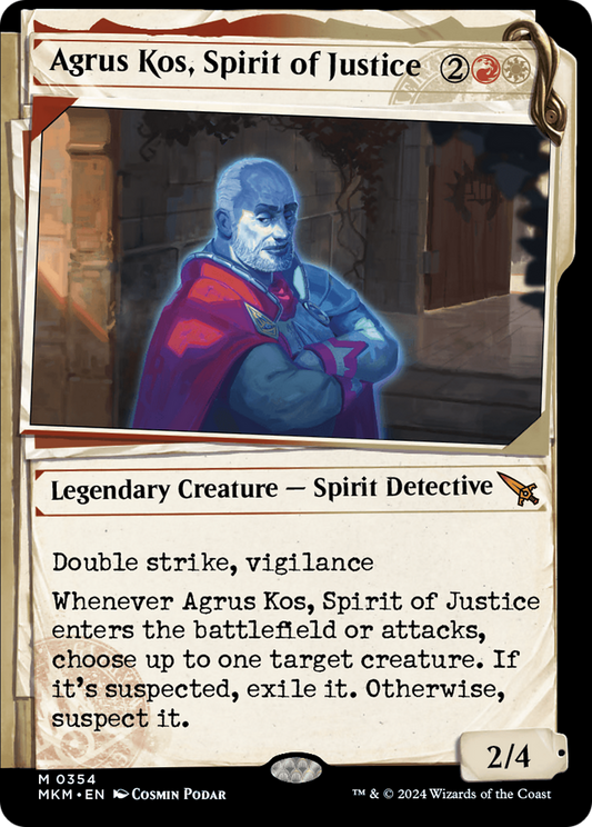 Agrus Kos, Spirit of Justice (MKM-354) (Showcase) (Foil)