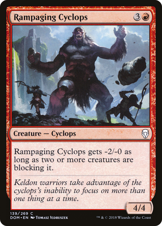 Rampaging Cyclops (DOM-139) (Foil)