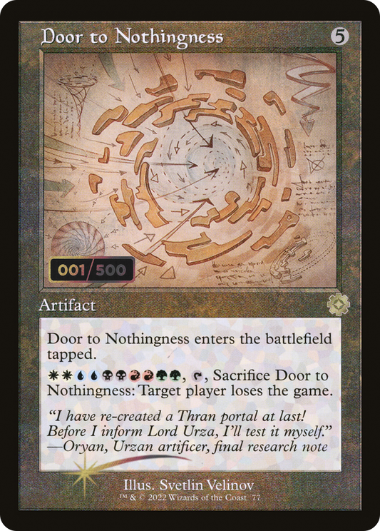 Door to Nothingness (BRR-77Z) (Foil) (Serialized)