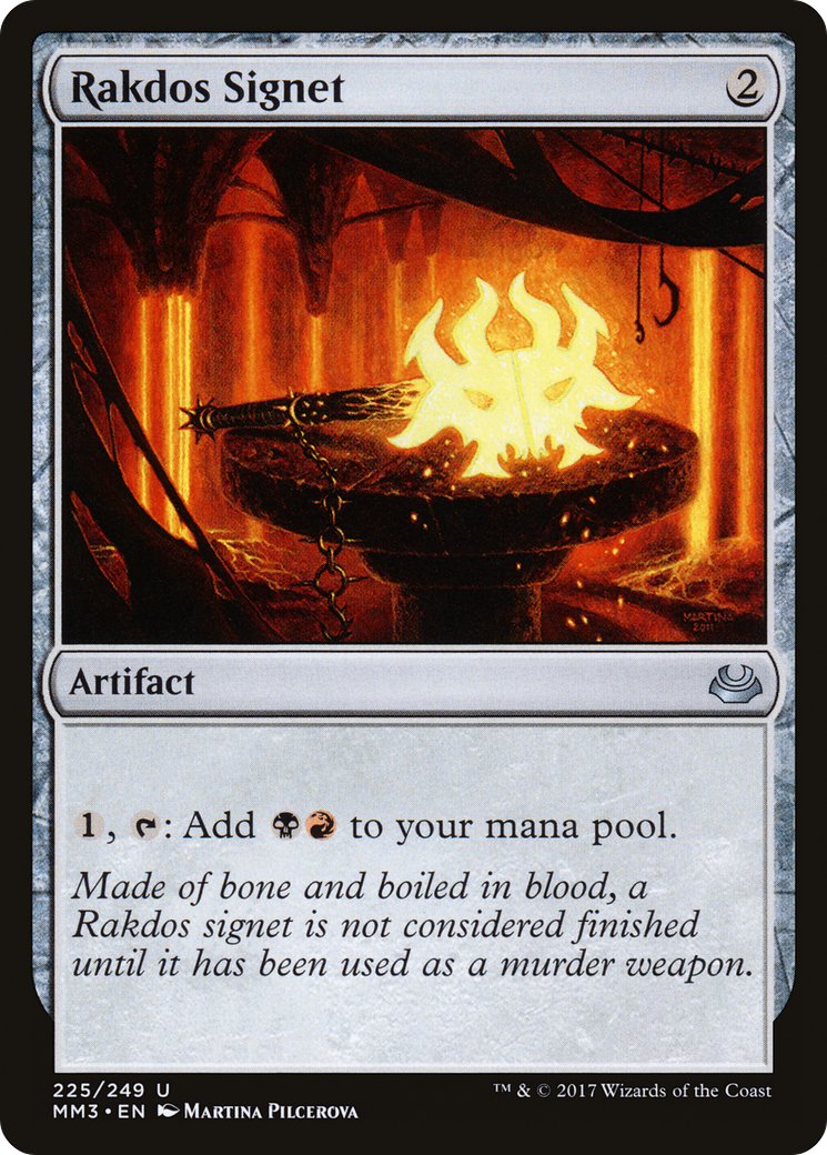 Rakdos Signet (MM3-225) (Foil)