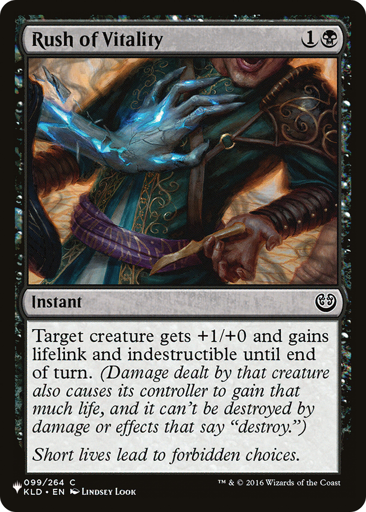 Rush of Vitality (LIST-KLD-99)