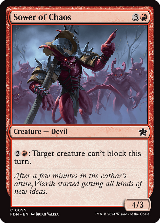 Sower of Chaos (FDN-095) (Foil)
