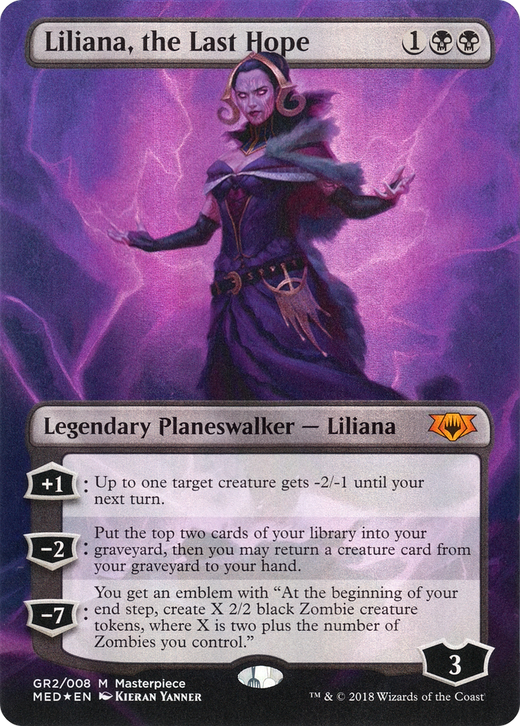 Liliana, the Last Hope (MED-GR2) (Borderless) (Foil)