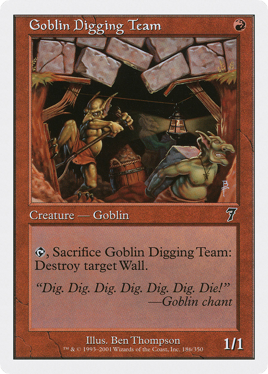 Goblin Digging Team (7ED-186)