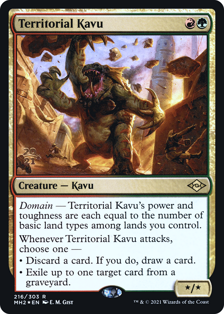 Territorial Kavu (PRE-216S) (Foil)