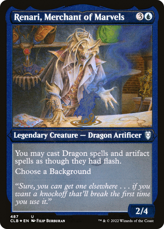 Renari, Merchant of Marvels (CLB-487) (Etched Foil)