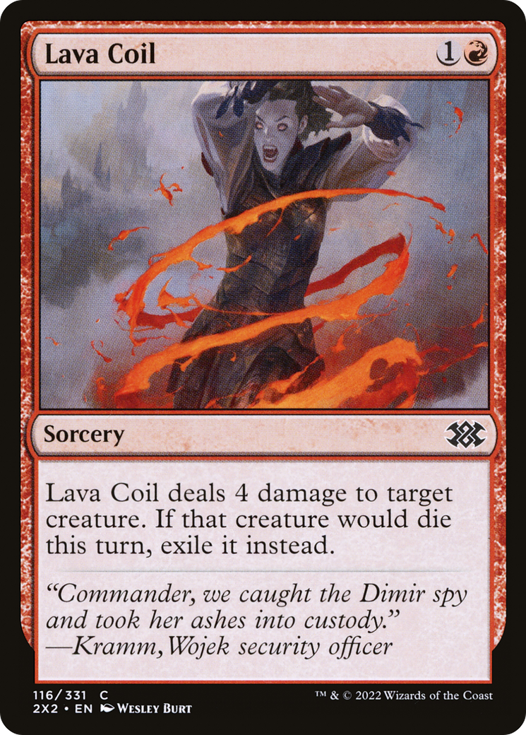 Lava Coil (2X2-116) (Foil)