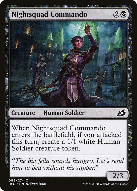 Nightsquad Commando (IKO-098) (Foil)