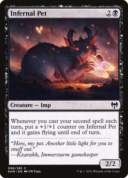 Infernal Pet (KHM-099) (Foil)