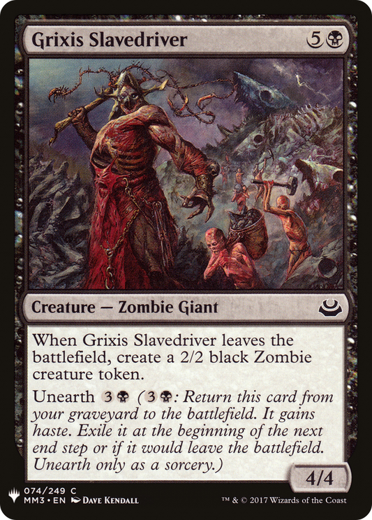 Grixis Slavedriver (LIST-MM3-74)