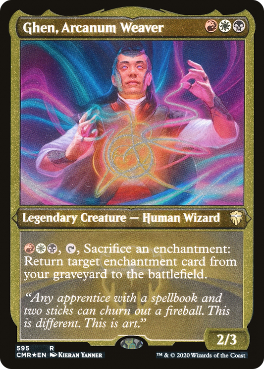 Ghen, Arcanum Weaver (CMR-595) (Etched Foil)