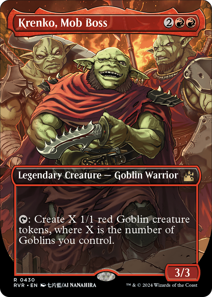 Krenko, Mob Boss (RVR-430) (Borderless)