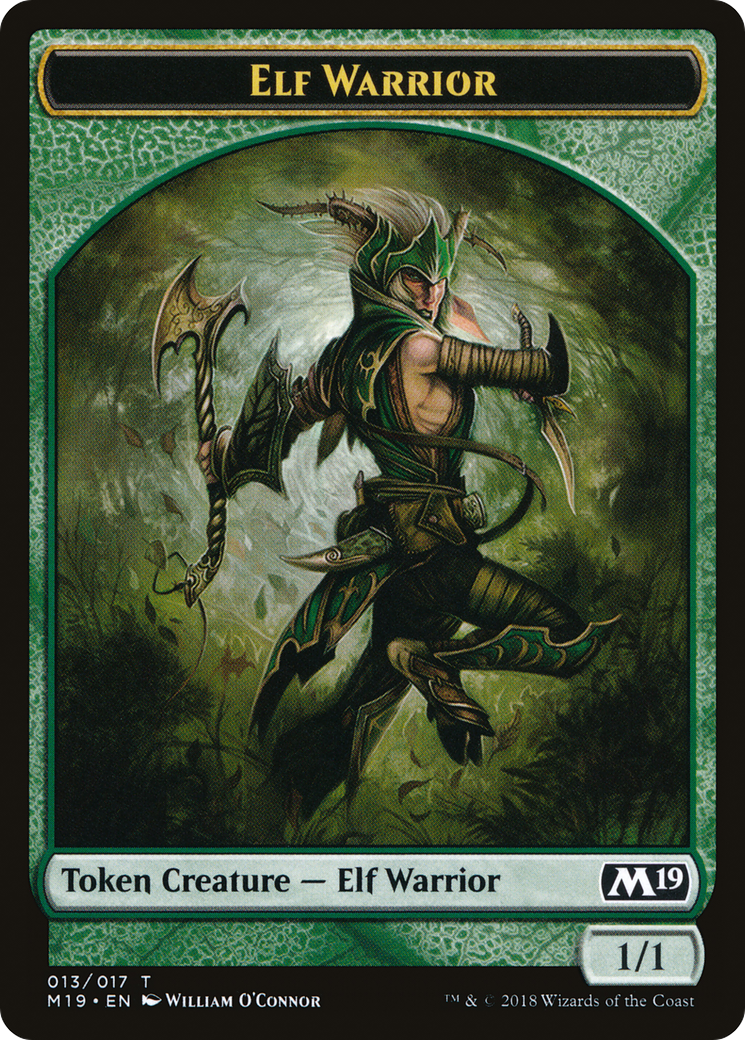 Elf Warrior Token (M19-013)