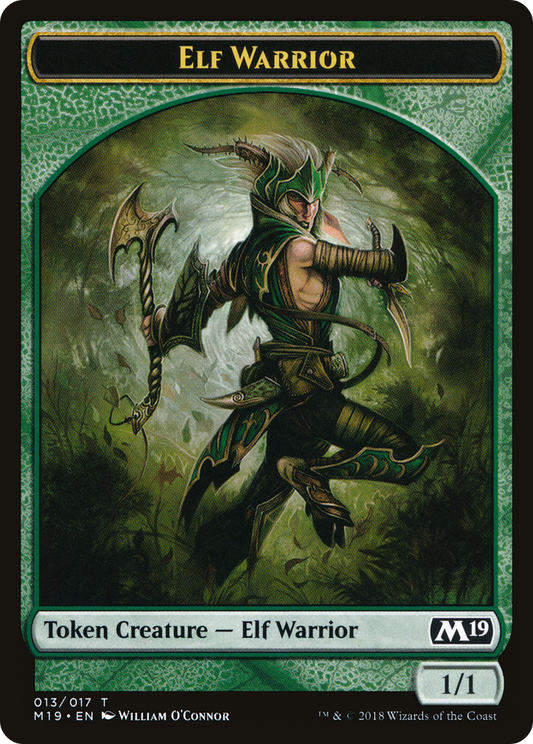 Elf Warrior Token (M19-013)
