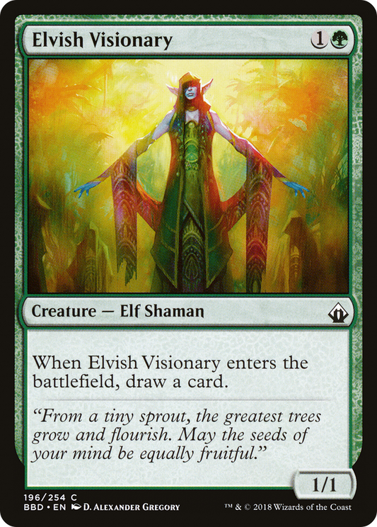 Elvish Visionary (BBD-196) (Foil)