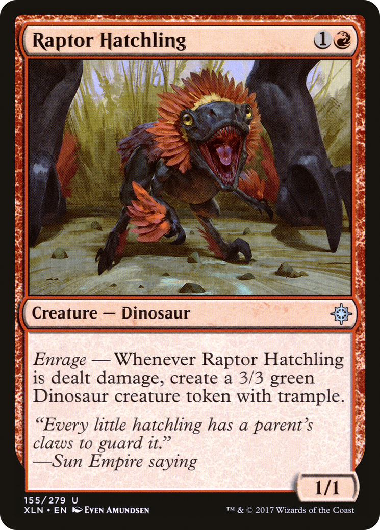 Raptor Hatchling (XLN-155) (Foil)