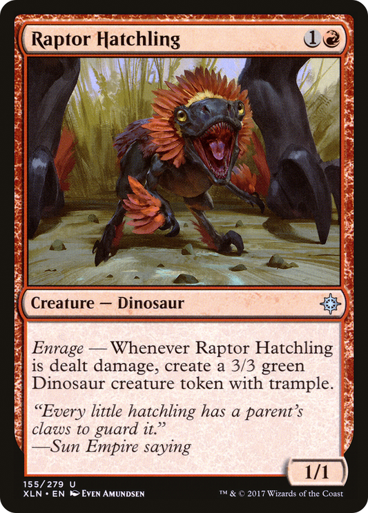 Raptor Hatchling (XLN-155) (Foil)