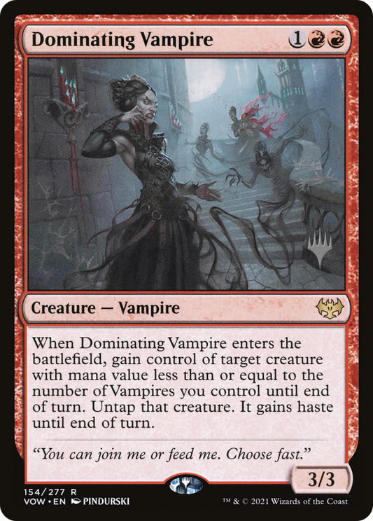 Dominating Vampire (PPNEO-154P) (Foil)