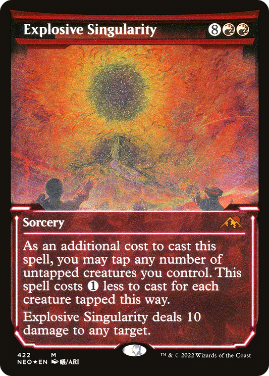 Explosive Singularity (NEO-422) (Showcase) (Etched Foil)
