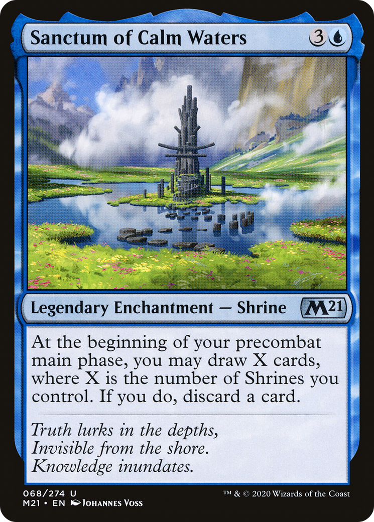 Sanctum of Calm Waters (M21-068) (Foil)