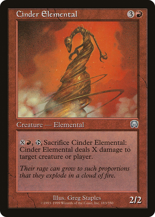 Cinder Elemental (MMQ-183) (Foil)