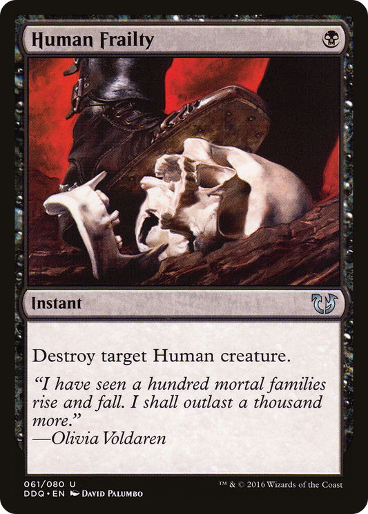 Human Frailty (DDQ-061)