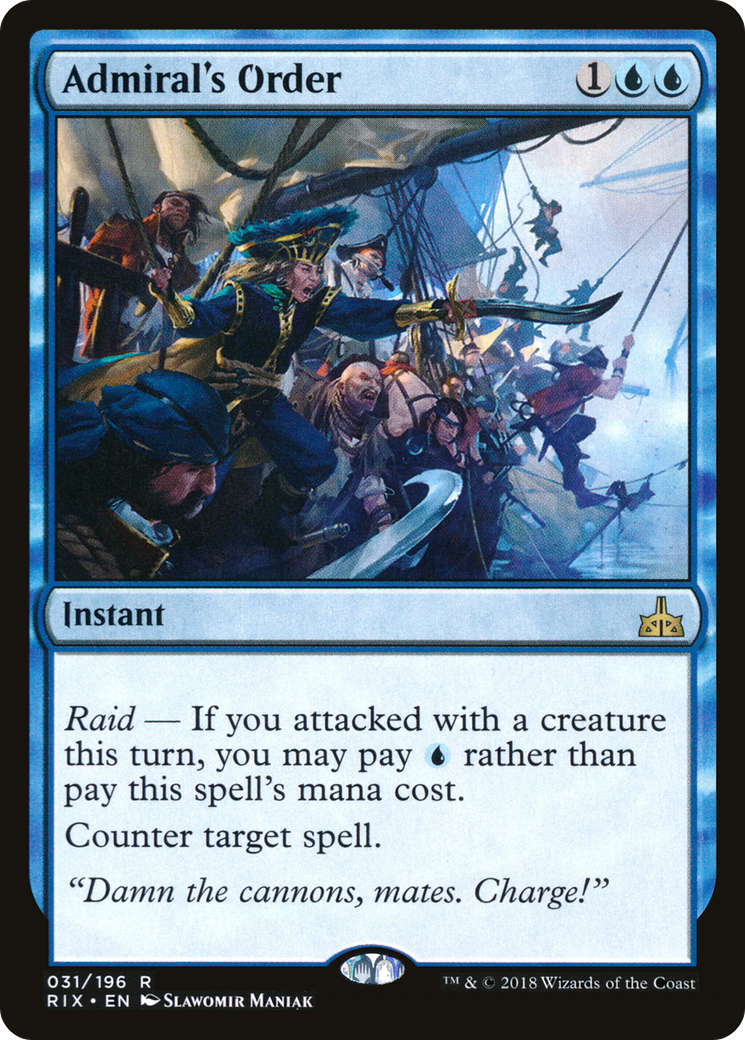 Admiral's Order (RIX-031) (Foil)