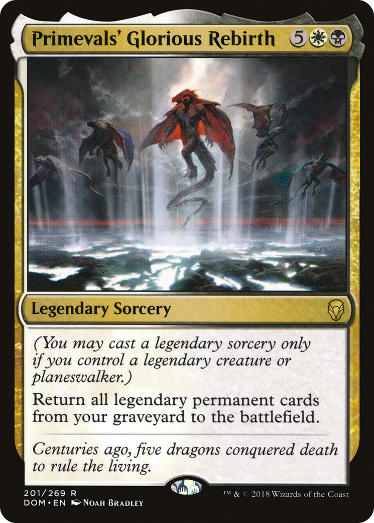 Primevals' Glorious Rebirth (DOM-201) (Foil)