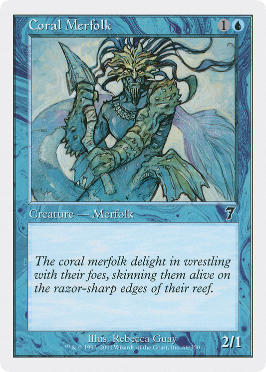 Coral Merfolk (7ED-066)