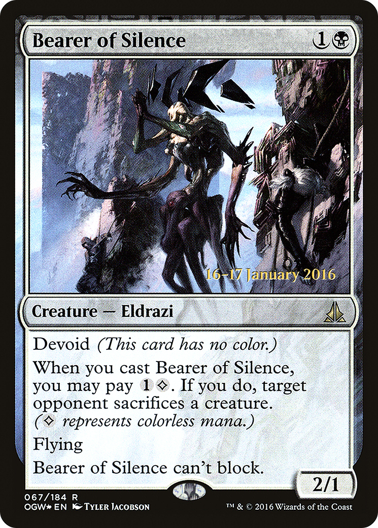 Bearer of Silence (PRE-67S) (Foil)