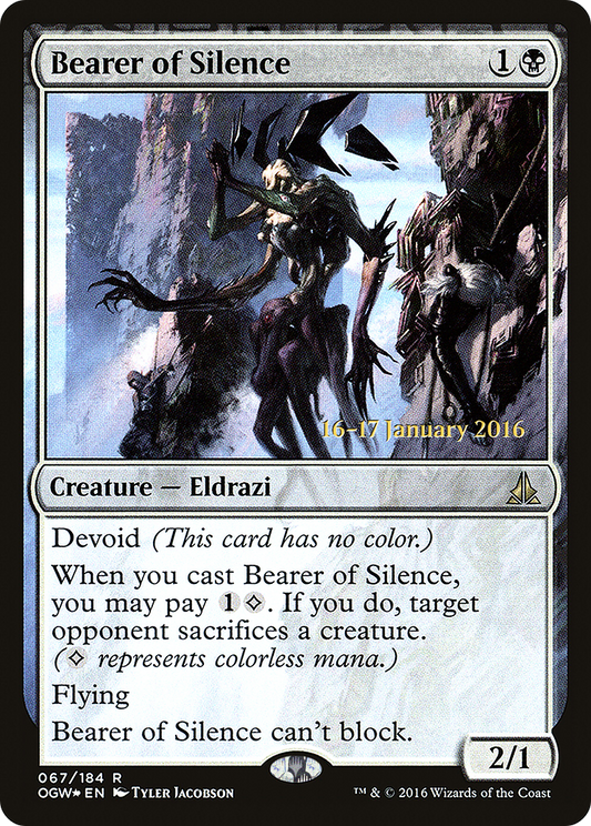 Bearer of Silence (PRE-67S) (Foil)
