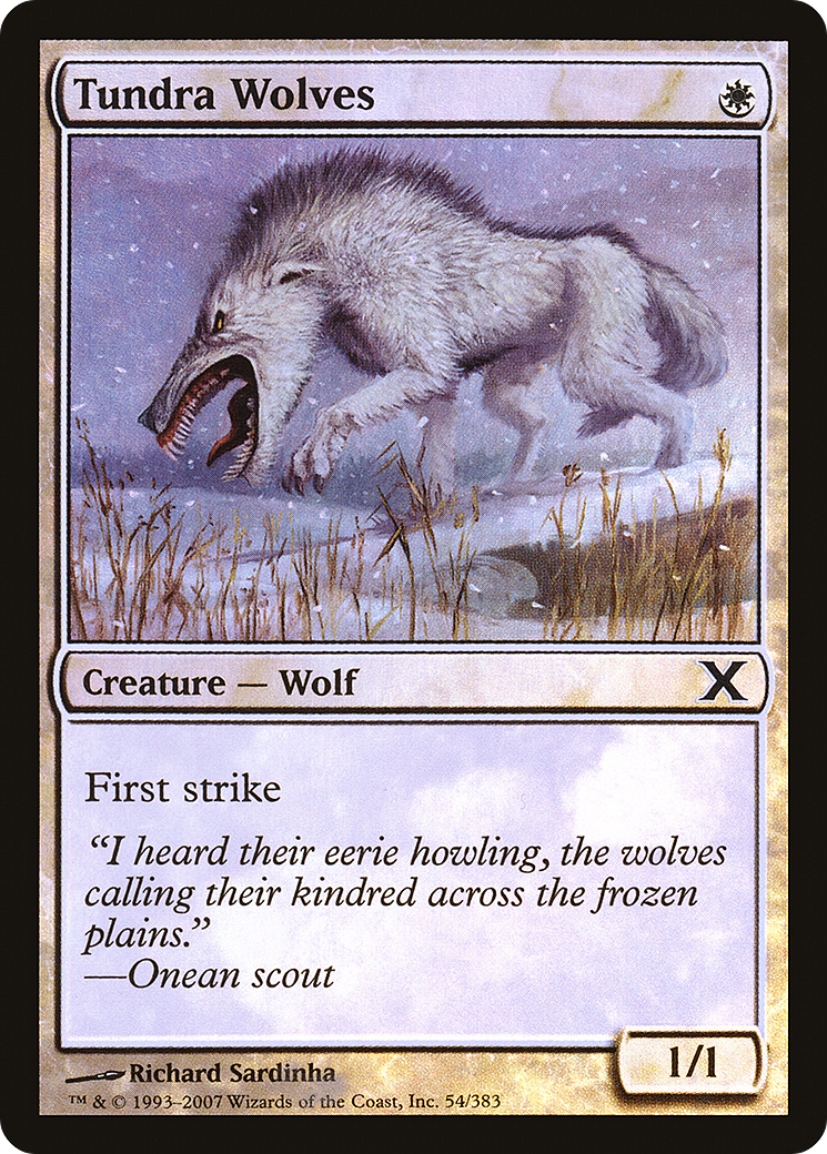 Tundra Wolves (10E-54★) (Foil)