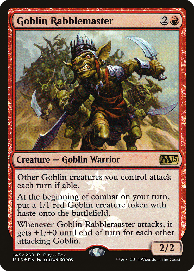 Goblin Rabblemaster (BABP-145) (Foil)