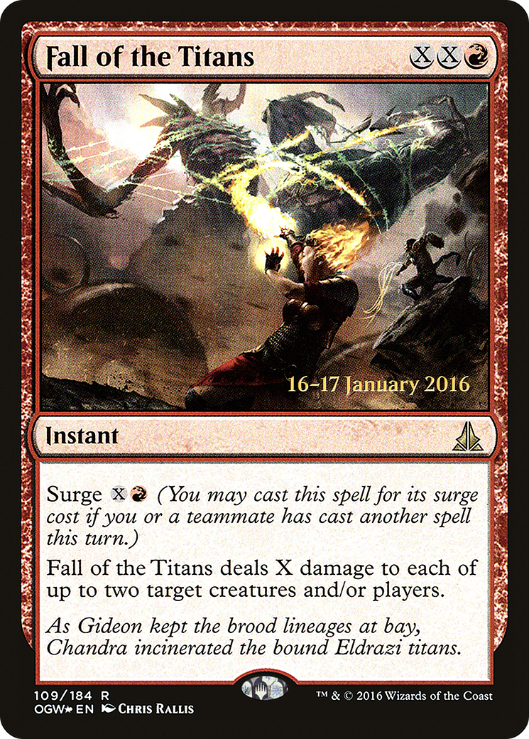 Fall of the Titans (PRE-109S) (Foil)