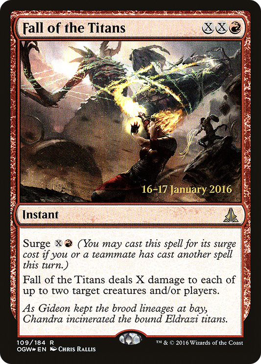 Fall of the Titans (PRE-109S) (Foil)