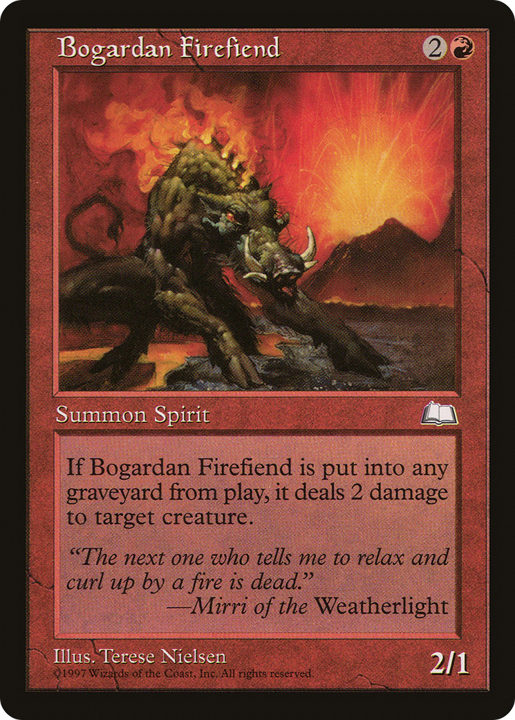 Bogardan Firefiend (WTH-091)
