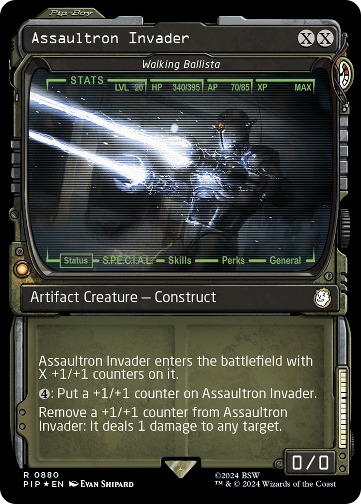 Assaultron Invader / Walking Ballista (PIP-880) (Showcase) (Surge Foil)