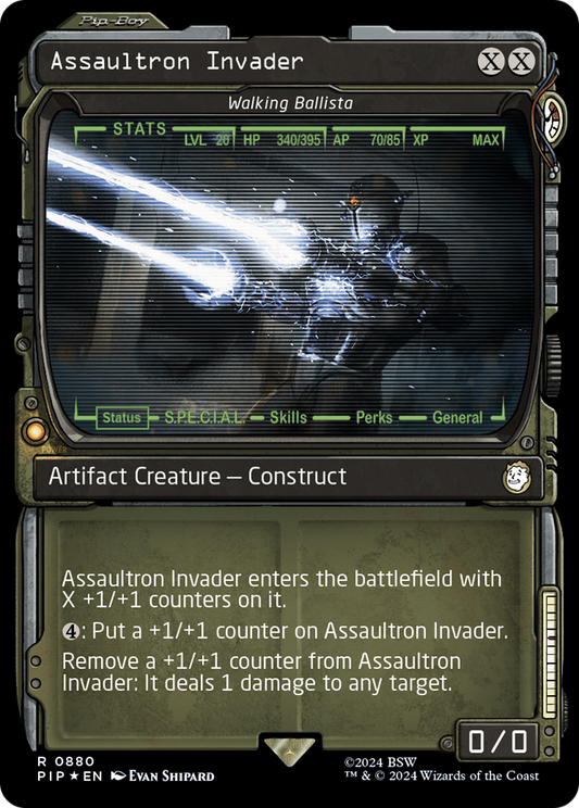Assaultron Invader / Walking Ballista (PIP-880) (Showcase) (Surge Foil)