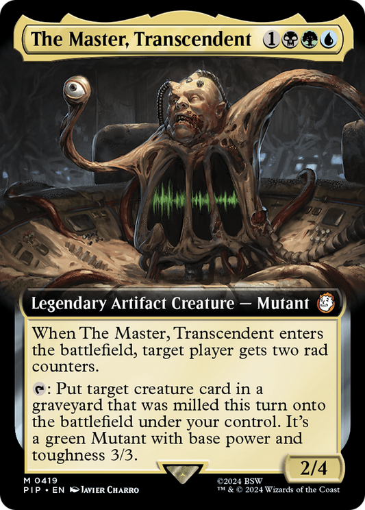 The Master, Transcendent (PIP-419) (Extended Art) (Foil)